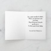 Black Children Ice Skating Christmas Card Feestdagen Kaart (Binnen)