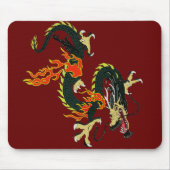 Black Chinese Dragon Muismat (Voorkant)