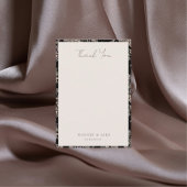 Black Chinoiserie Elegant Wedding Bedankt