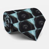 Black Chow Chow Original Art Stropdas (Opgerold)