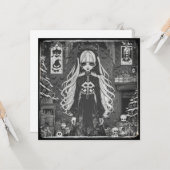 Black Christmas (navideña gris). Kaart (Voorkant / Achterkant in situ)