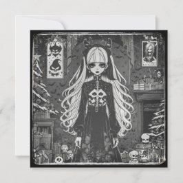 Black Christmas (navideña gris). Kaart