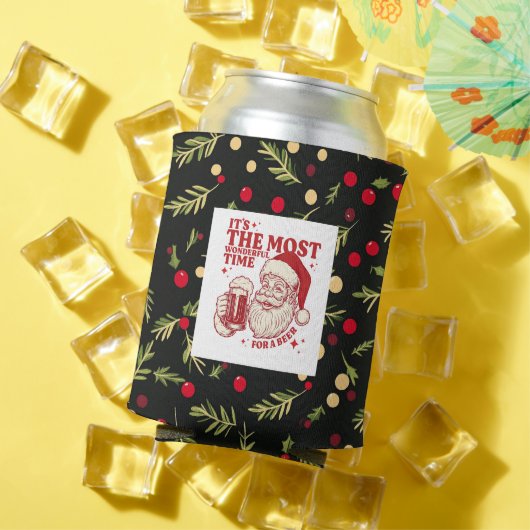 Black Christmas patterns Blikjeskoeler (Insitu Zomer)