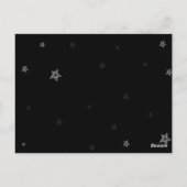 Black Christmas Tree Holiday Party Uitnodiging (Achterkant)