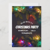 BLACK CHRISTMAS Uitnodiging (Voorkant)