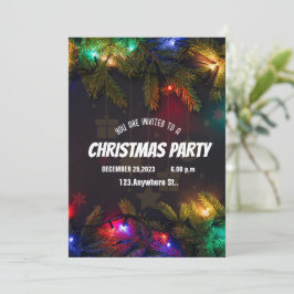 BLACK CHRISTMAS Uitnodiging