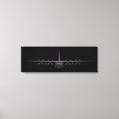 Black Chrome Herk Canvas Afdruk (Voorkant)