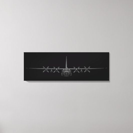 Black Chrome Herk Canvas Afdruk (Voorkant)