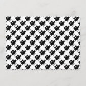 Black Cinema Ticket, Kind Birthday Party Ticket Informatiekaartje (Achterkant)