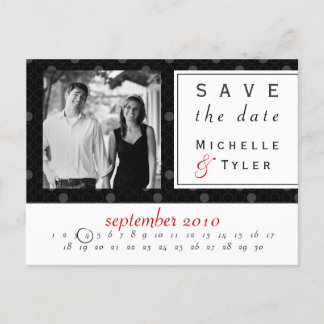 Black Circle De datum opslaan Kaart