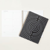 Black Circle Labyrinth (Grijs) Planner (Display)