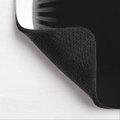 Black Circle Mousepad Muismat (Hoek)