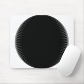 Black Circle Mousepad Muismat (Met muis)