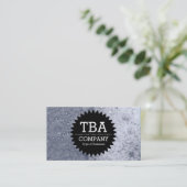 Black Circle Star v2 - Soap Bubbles 03 Visitekaartje (Staand voorkant)