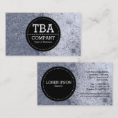 Black Circle v3 - Soap Bubbles 03 Visitekaartje (Voorkant / Achterkant)