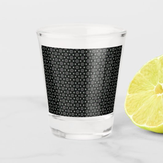 Black Circular Delight Shot Glass Glas (Voorkant)