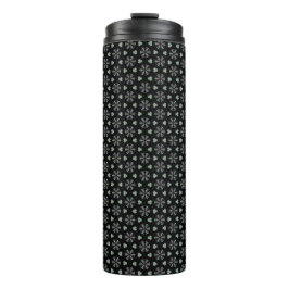 Black Circular Delight Thermal Tumbler Thermosbeker