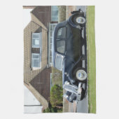 Black Citroen Traction Avant Theedoek (Verticaal)