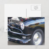 Black Classic Briefkaart (Voorkant / Achterkant)