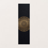 Black Classic Gold  Mandala Jewelry Display Visitekaartje (Binnenkant ongevouwen)