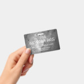 Black Classic Terug naar school Badkamer Hall Pass Badge (Handheld)