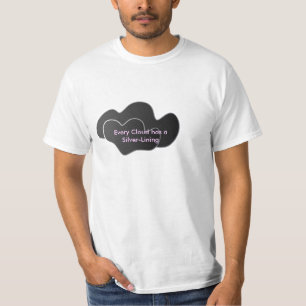 Black Cloud: elke cloud heeft een zilveren glans T-shirt