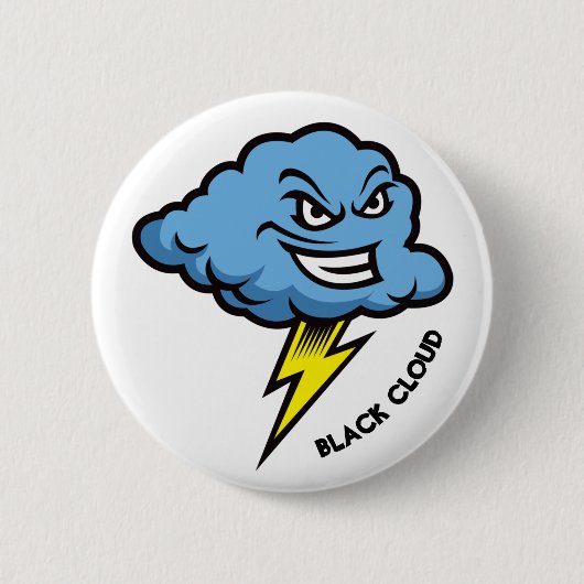 Black Cloud EMS 911 Humor Button (Voorkant)