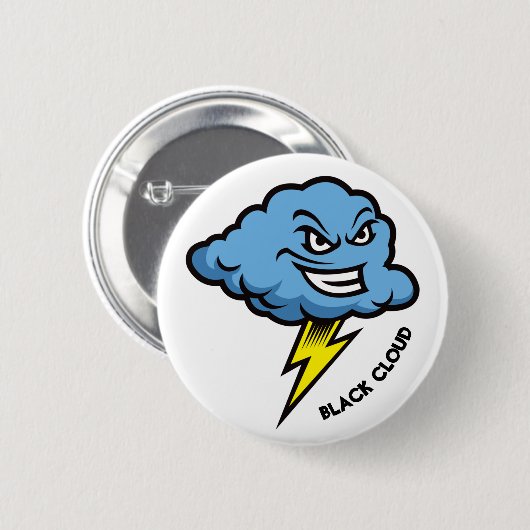 Black Cloud EMS 911 Humor Button (Voorkant /achterkant)