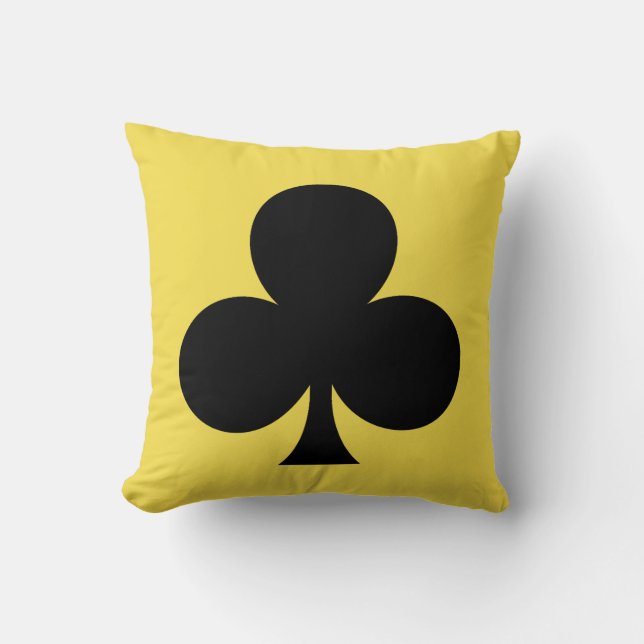 Black Clover Clubs Pak Poker Game Kussen (Voorkant)