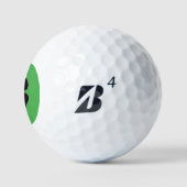 Black Clover groene Bridgestone e6 golfballen 3 st (Logo)