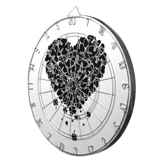 Black Clover Heart Dartbord (Voorkant Rechts)