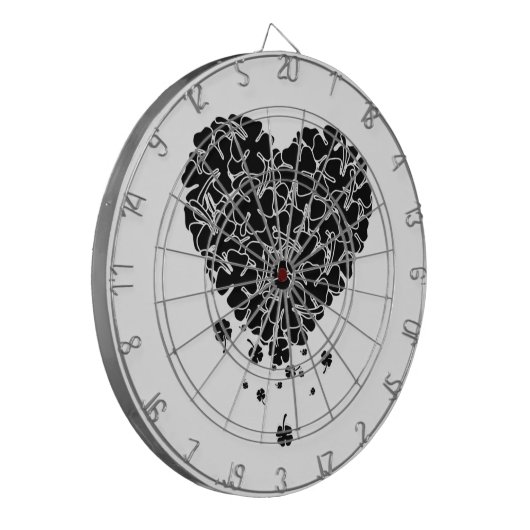Black Clover Heart Dartbord (Voorkant Links)