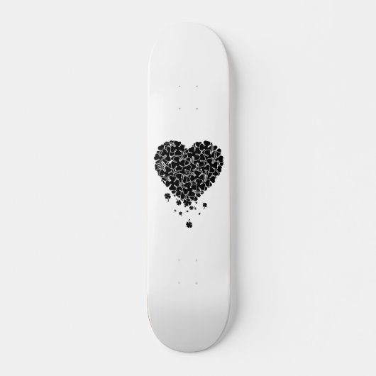 Black Clover Heart Persoonlijk Skateboard (Voorkant)