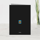 Black Clover Irish wake begrafenis wenskaart Kaart (Achterkant)