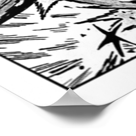 Black Clover Manga-paneel gestileerd Poster (Hoek)