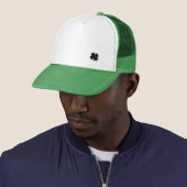 Black Clover witte en groene schuim trucker hoed Pet (In situ)
