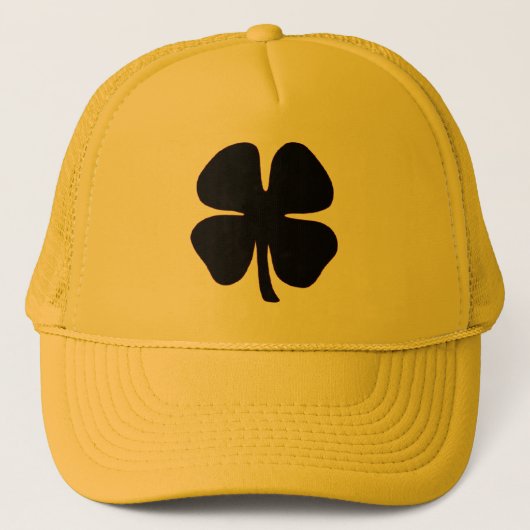 Black Clover yellow foam trucker hat Trucker Pet (Voorkant)