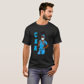 Black CNA Magic Afro Girl Pride T-shirt (Voorkant volledig)