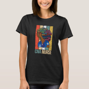 Black Cna Nurse voor Afrikaanse Amerikaanse Melani T-shirt