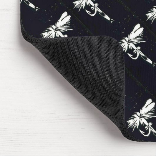 "Black Coachman" Trout Fly Mousepad Muismat (Hoek)