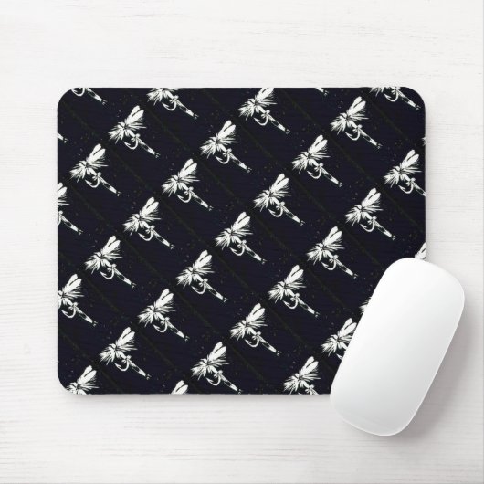 "Black Coachman" Trout Fly Mousepad Muismat (Met muis)