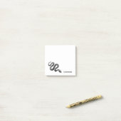 black coal snake watercolor custom post-it® notes (Op bureau)