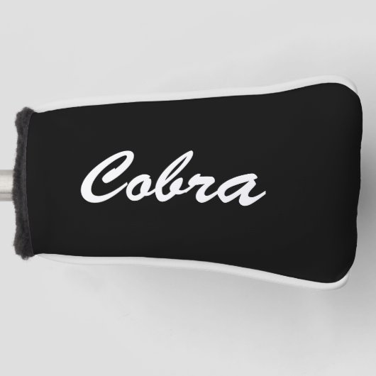 Black Cobra Golfheadcover (Voorkant)