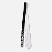 Black Cobweb en Spider, voor bruidegom, Halloween Stropdas (Achterkant)