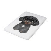 Black Cockapoo Badmat (Gekanteld)