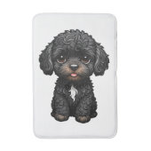 Black Cockapoo Badmat (Voorkant Verticaal)