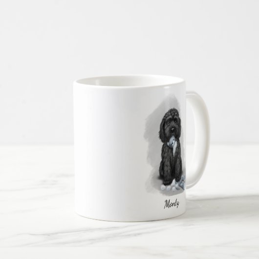 Black Cockapoo: De Teddy is verslagen Koffiemok (Voorkant rechts)