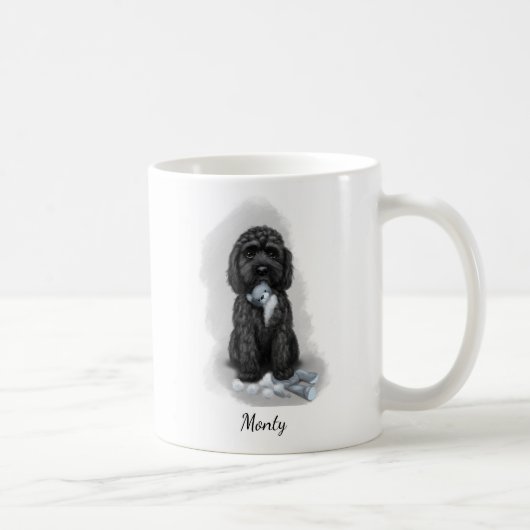 Black Cockapoo: De Teddy is verslagen Koffiemok (Rechts)