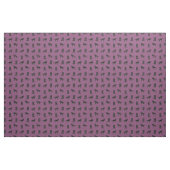 Black cockapoo dog dark paars stof (Yard (91,4 cm))