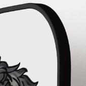 Black Cockapoo Pickleball Paddle (Links Detail)